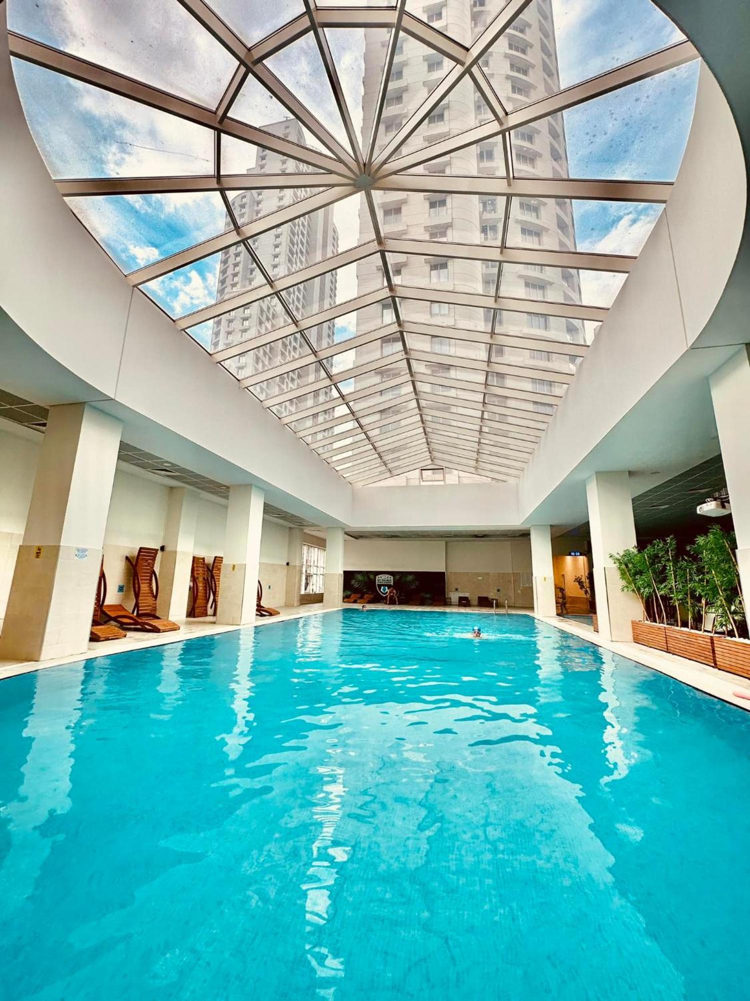 Skopje Sky City 19Th Floor Twin & 12Th Floor & 25Th & 33 Floor Apartments & With Pool & Spa & Gym & Parking Included In Price Экстерьер фото