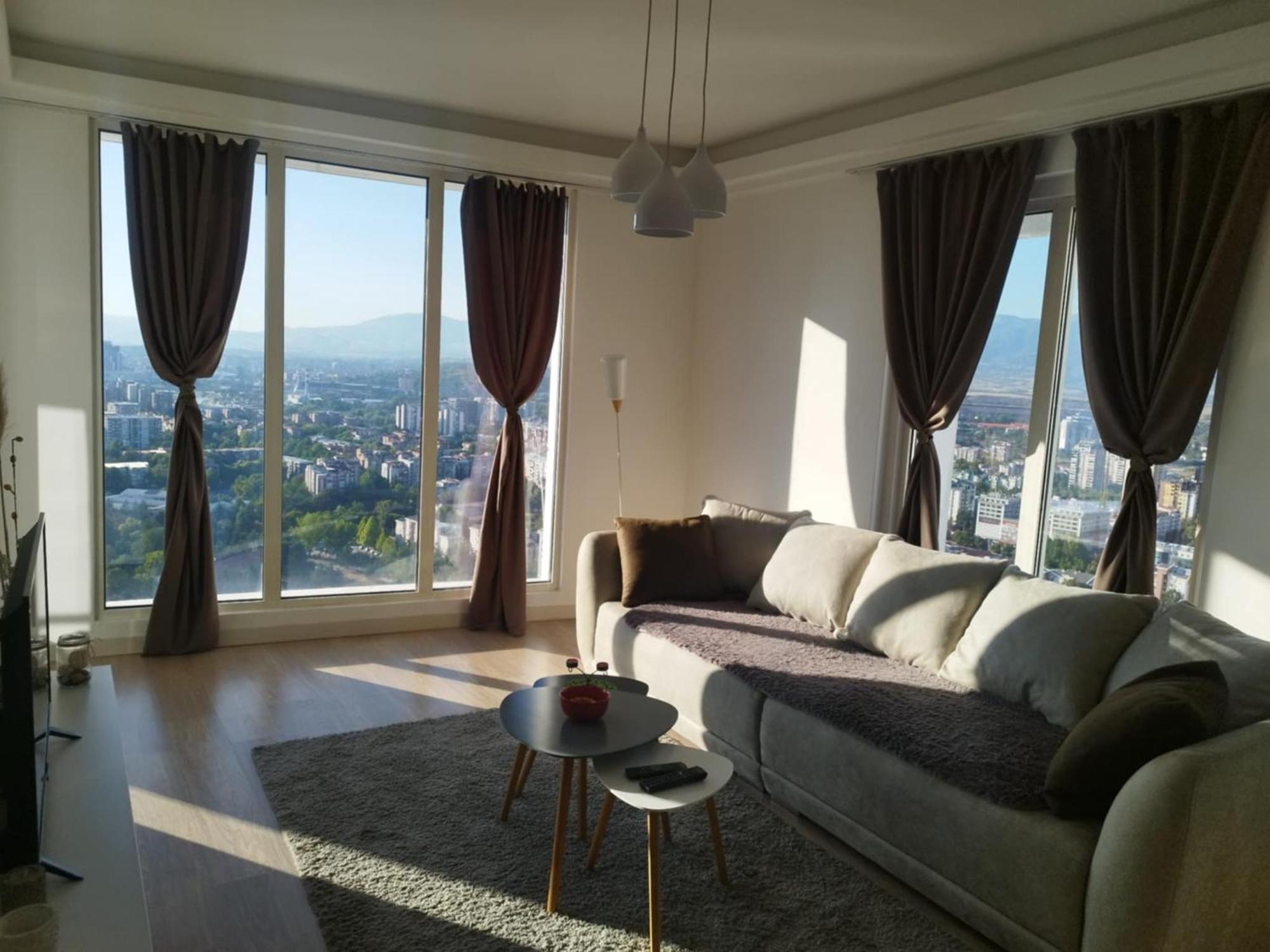 Skopje Sky City 19Th Floor Twin & 12Th Floor & 25Th & 33 Floor Apartments & With Pool & Spa & Gym & Parking Included In Price Экстерьер фото